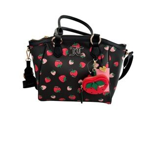 Juicy Couture Sweet N Juicy FR‎ Tote Strawberry Liquori NWT